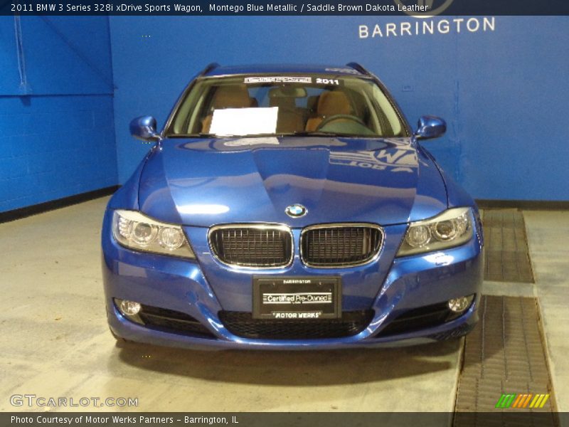 Montego Blue Metallic / Saddle Brown Dakota Leather 2011 BMW 3 Series 328i xDrive Sports Wagon