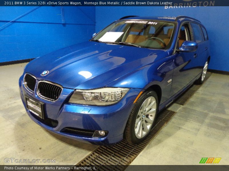 Montego Blue Metallic / Saddle Brown Dakota Leather 2011 BMW 3 Series 328i xDrive Sports Wagon