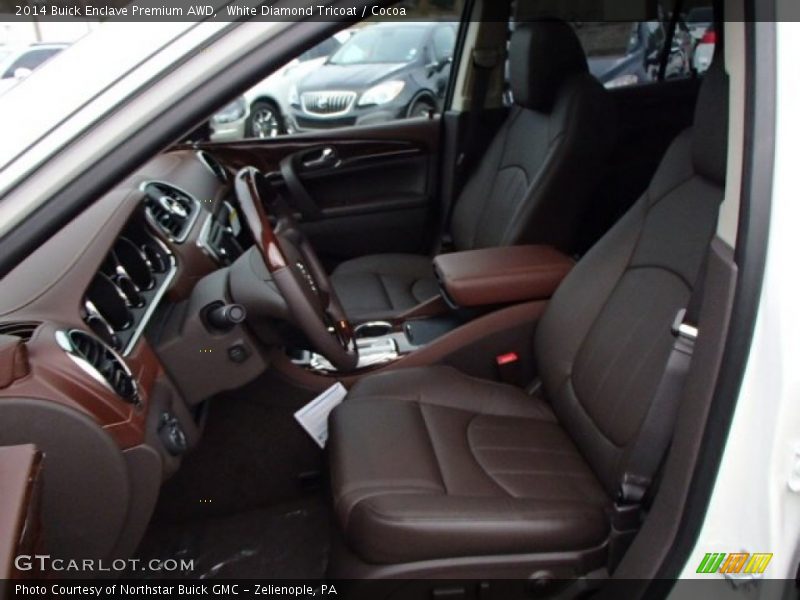 Front Seat of 2014 Enclave Premium AWD
