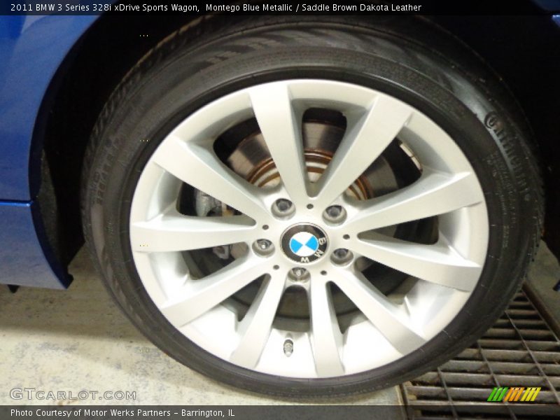 Montego Blue Metallic / Saddle Brown Dakota Leather 2011 BMW 3 Series 328i xDrive Sports Wagon