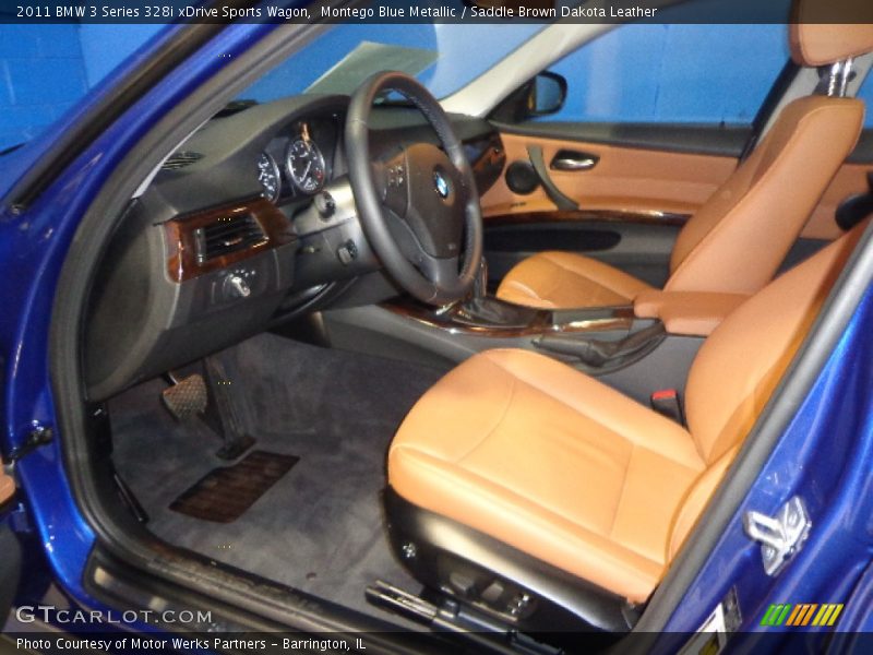 Montego Blue Metallic / Saddle Brown Dakota Leather 2011 BMW 3 Series 328i xDrive Sports Wagon