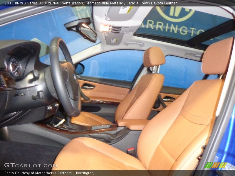 Montego Blue Metallic / Saddle Brown Dakota Leather 2011 BMW 3 Series 328i xDrive Sports Wagon
