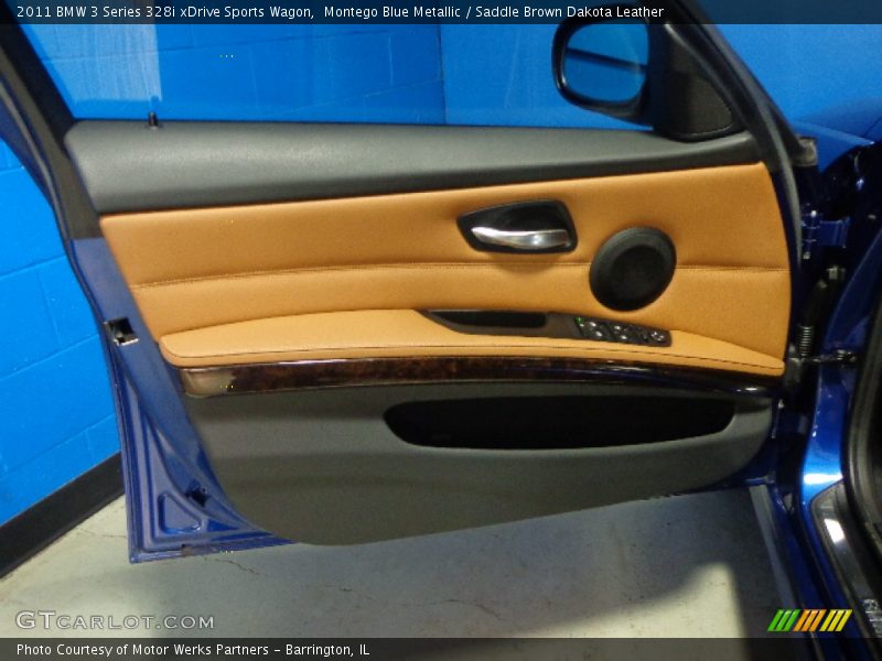 Montego Blue Metallic / Saddle Brown Dakota Leather 2011 BMW 3 Series 328i xDrive Sports Wagon