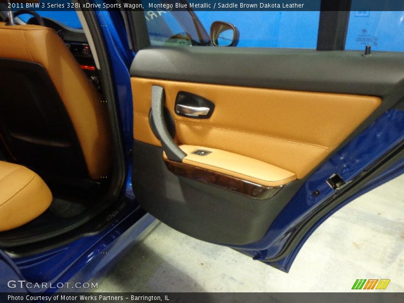 Montego Blue Metallic / Saddle Brown Dakota Leather 2011 BMW 3 Series 328i xDrive Sports Wagon