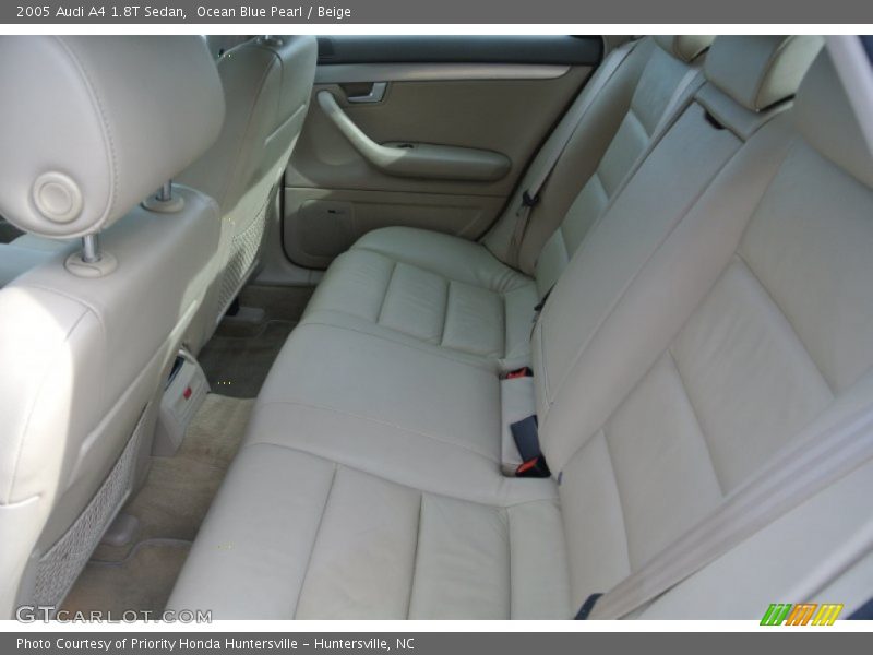 Ocean Blue Pearl / Beige 2005 Audi A4 1.8T Sedan