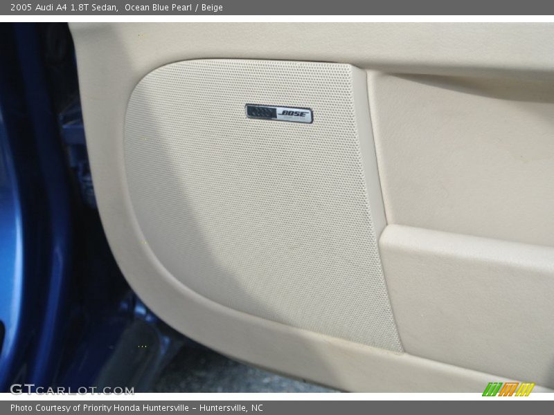 Ocean Blue Pearl / Beige 2005 Audi A4 1.8T Sedan