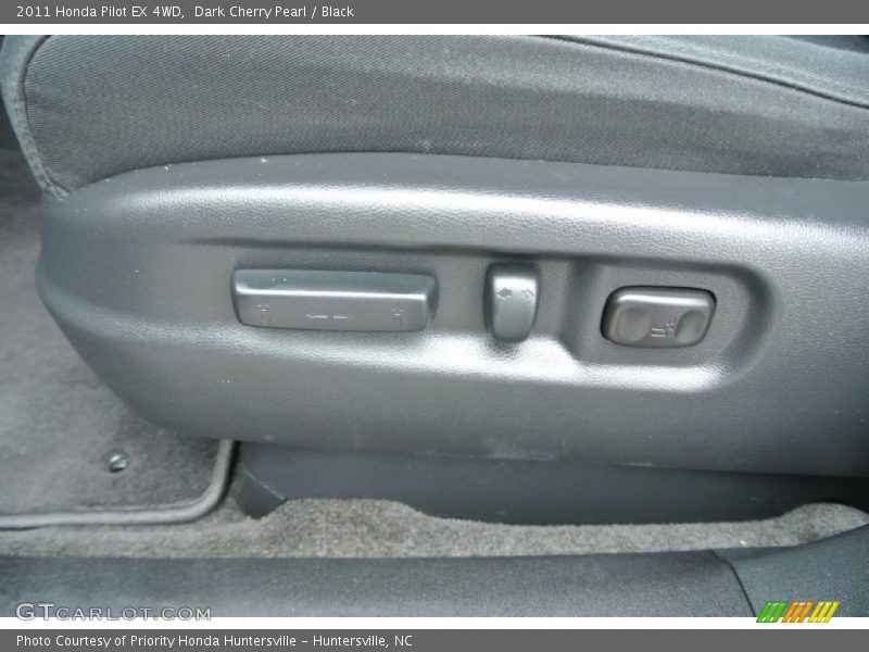 Dark Cherry Pearl / Black 2011 Honda Pilot EX 4WD