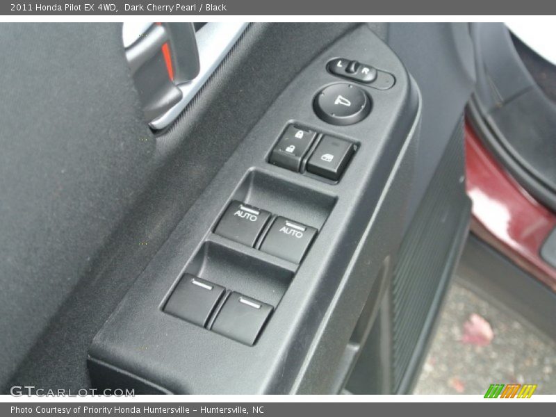 Dark Cherry Pearl / Black 2011 Honda Pilot EX 4WD