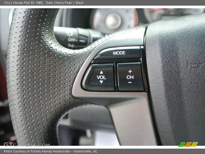 Dark Cherry Pearl / Black 2011 Honda Pilot EX 4WD