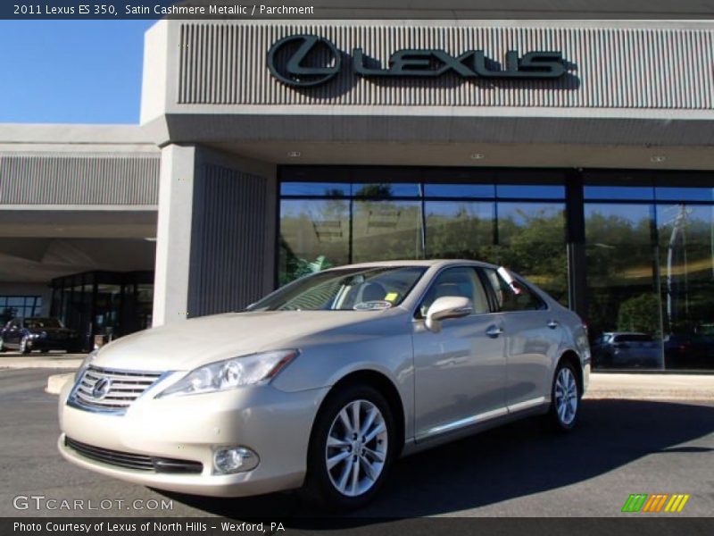 Satin Cashmere Metallic / Parchment 2011 Lexus ES 350