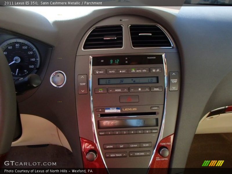 Satin Cashmere Metallic / Parchment 2011 Lexus ES 350