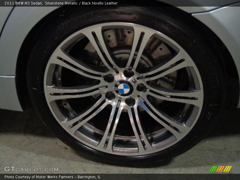 Silverstone Metallic / Black Novillo Leather 2011 BMW M3 Sedan