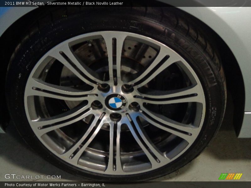 Silverstone Metallic / Black Novillo Leather 2011 BMW M3 Sedan