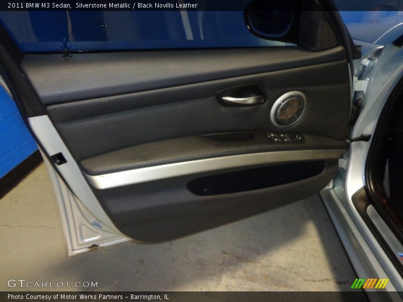Silverstone Metallic / Black Novillo Leather 2011 BMW M3 Sedan