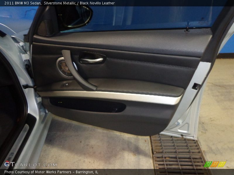 Silverstone Metallic / Black Novillo Leather 2011 BMW M3 Sedan