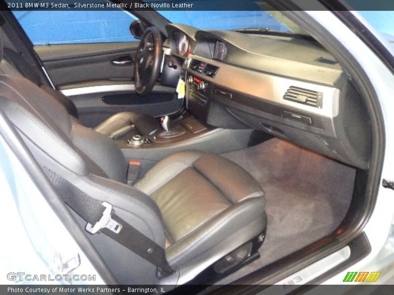 Silverstone Metallic / Black Novillo Leather 2011 BMW M3 Sedan
