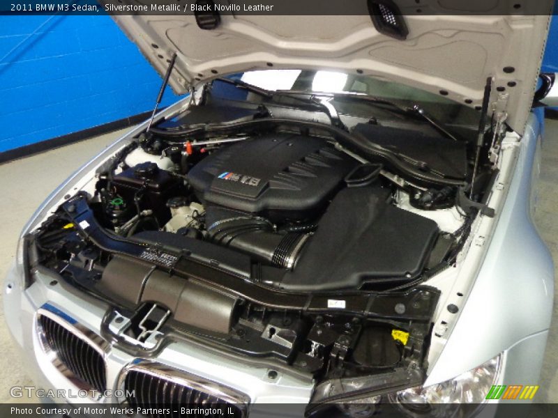 Silverstone Metallic / Black Novillo Leather 2011 BMW M3 Sedan