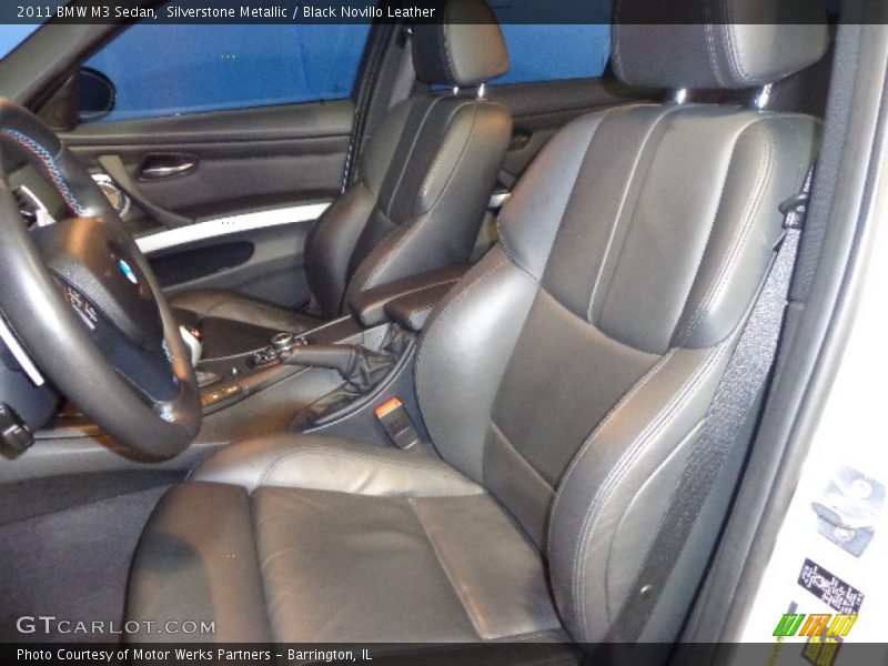 Silverstone Metallic / Black Novillo Leather 2011 BMW M3 Sedan