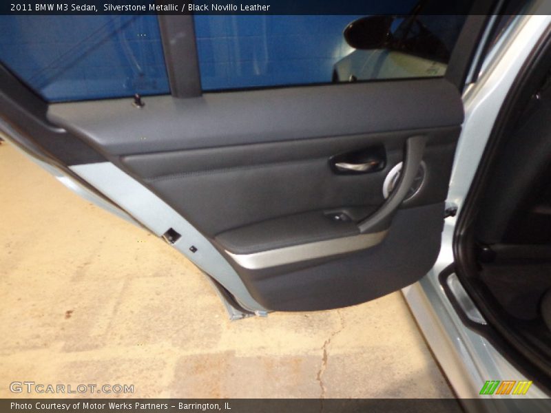 Silverstone Metallic / Black Novillo Leather 2011 BMW M3 Sedan