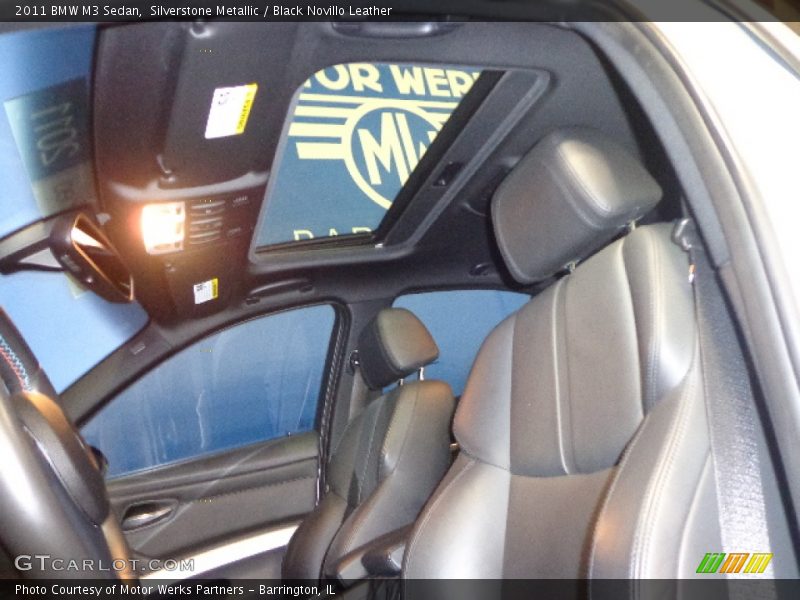Silverstone Metallic / Black Novillo Leather 2011 BMW M3 Sedan
