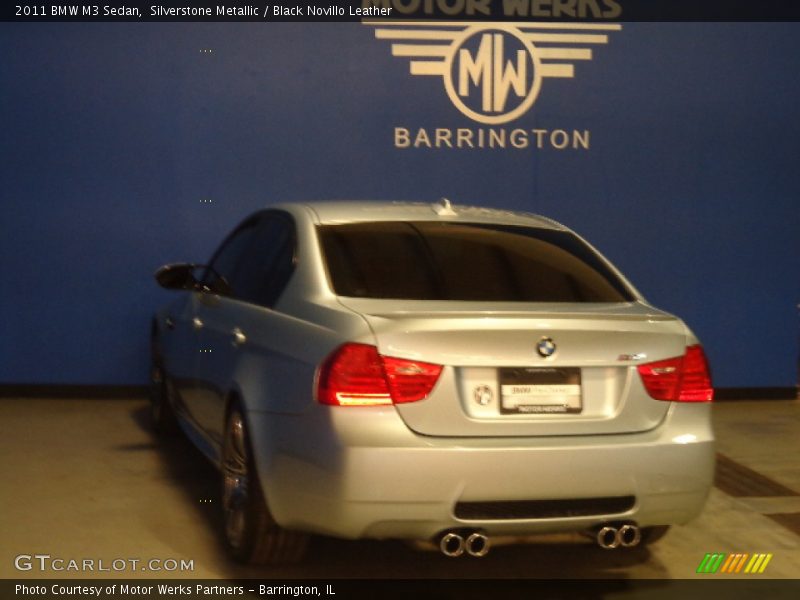 Silverstone Metallic / Black Novillo Leather 2011 BMW M3 Sedan