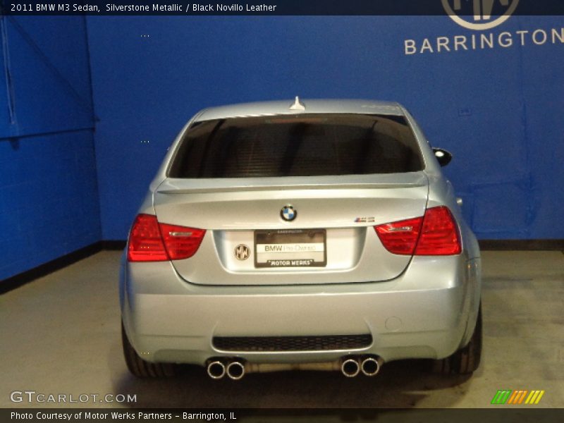 Silverstone Metallic / Black Novillo Leather 2011 BMW M3 Sedan
