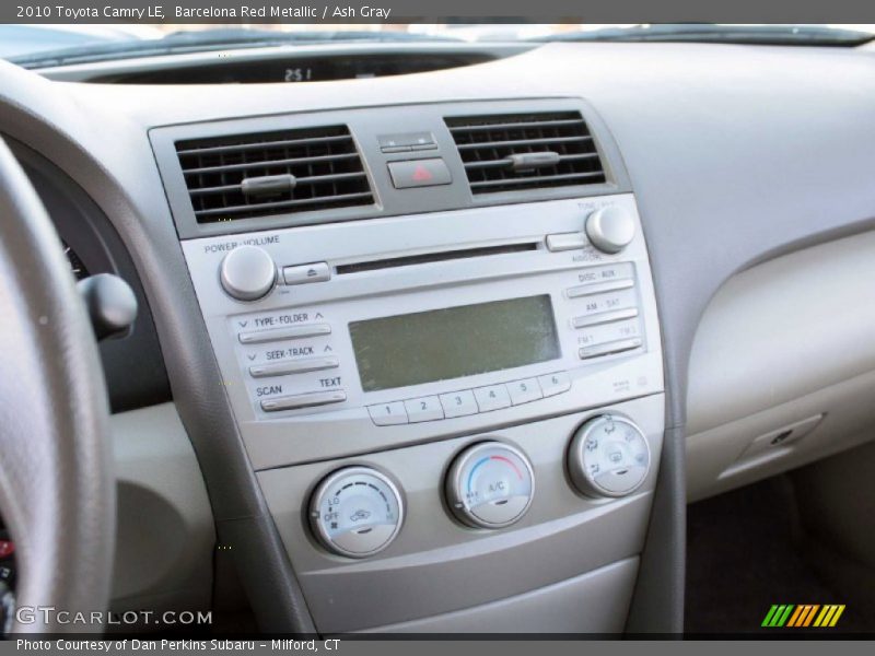 Barcelona Red Metallic / Ash Gray 2010 Toyota Camry LE