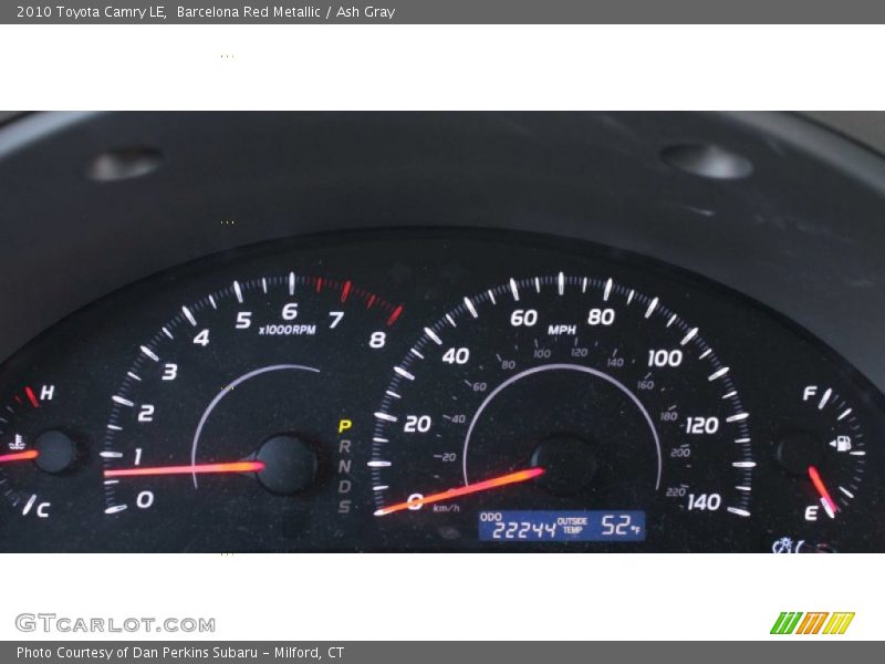 Barcelona Red Metallic / Ash Gray 2010 Toyota Camry LE