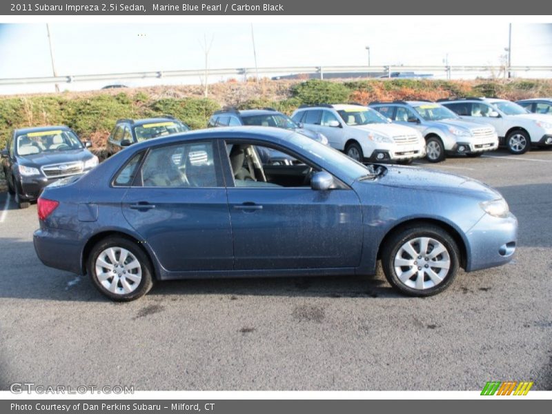 Marine Blue Pearl / Carbon Black 2011 Subaru Impreza 2.5i Sedan