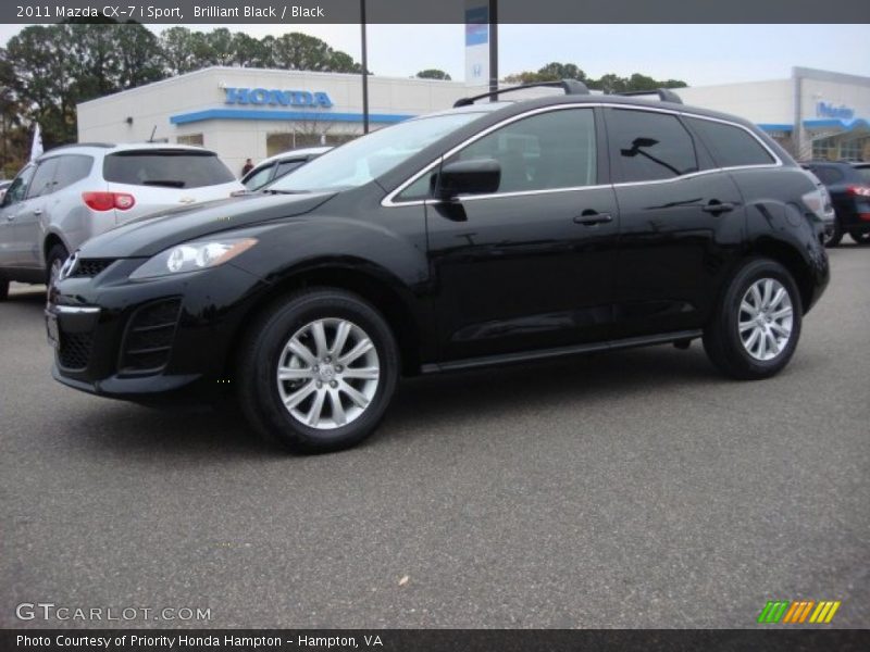 Brilliant Black / Black 2011 Mazda CX-7 i Sport