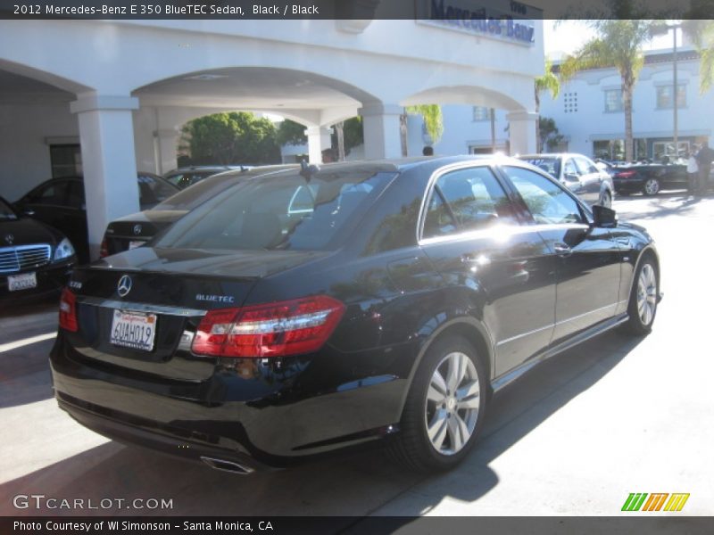 Black / Black 2012 Mercedes-Benz E 350 BlueTEC Sedan