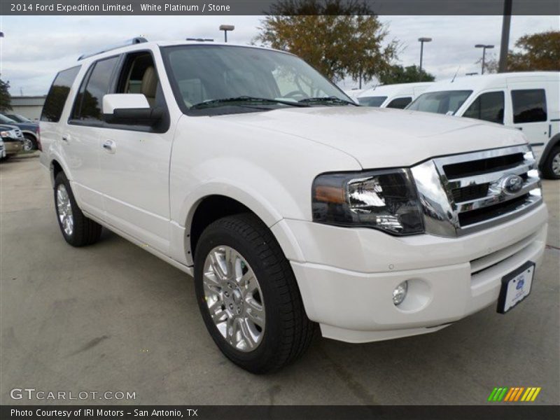White Platinum / Stone 2014 Ford Expedition Limited