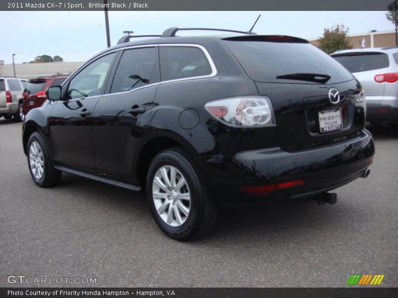 Brilliant Black / Black 2011 Mazda CX-7 i Sport