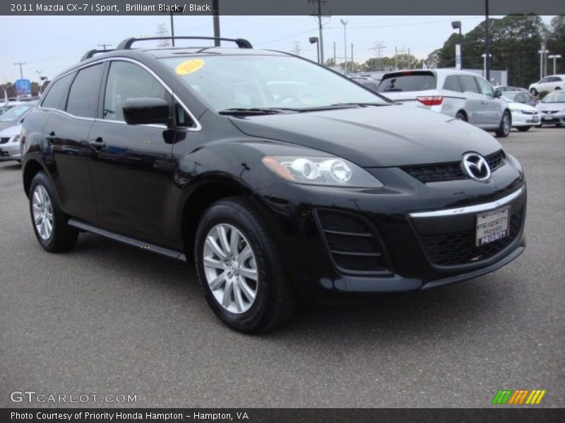Brilliant Black / Black 2011 Mazda CX-7 i Sport
