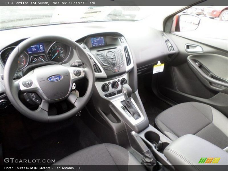 Race Red / Charcoal Black 2014 Ford Focus SE Sedan