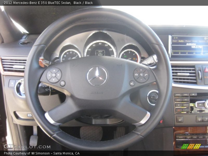 Black / Black 2012 Mercedes-Benz E 350 BlueTEC Sedan
