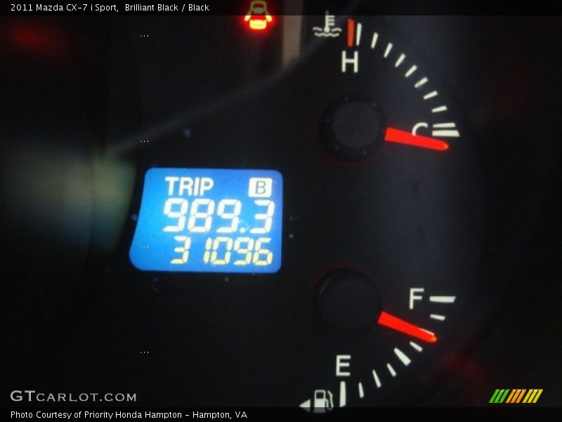 Brilliant Black / Black 2011 Mazda CX-7 i Sport