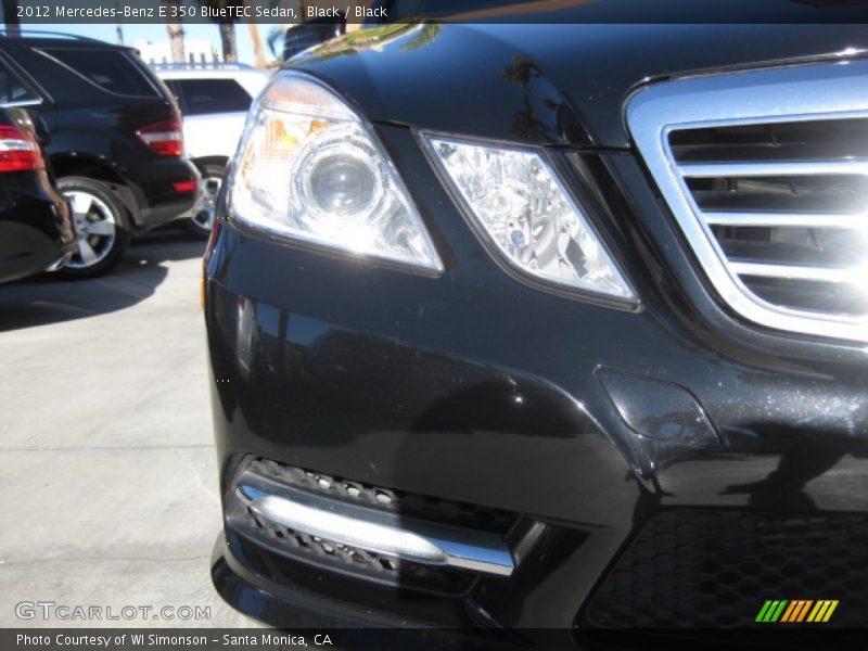 Black / Black 2012 Mercedes-Benz E 350 BlueTEC Sedan