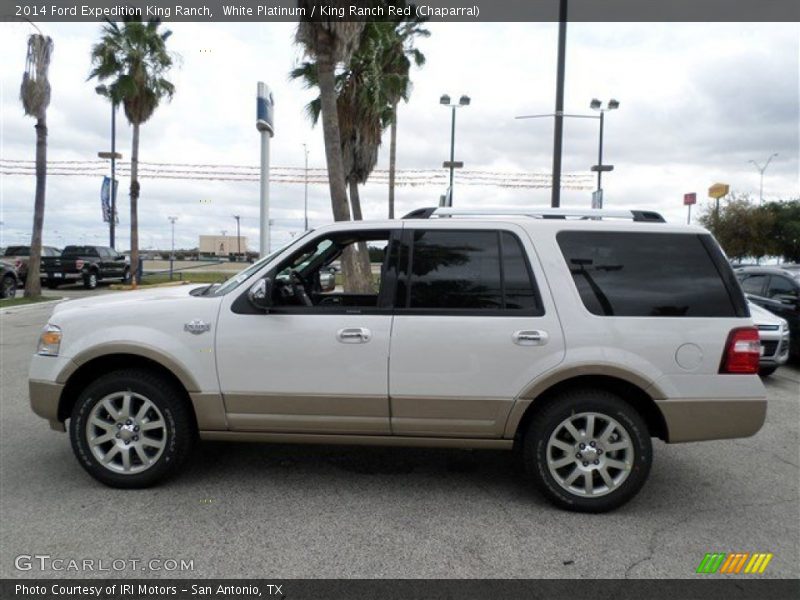  2014 Expedition King Ranch White Platinum