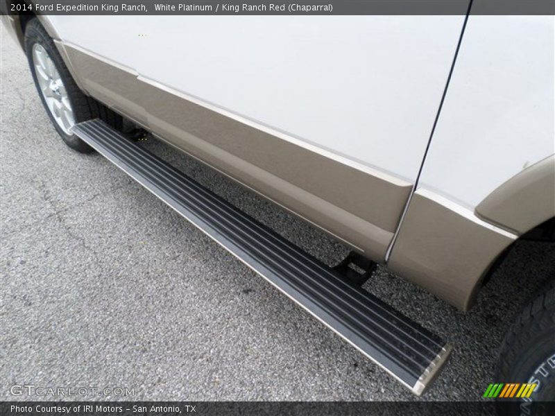 White Platinum / King Ranch Red (Chaparral) 2014 Ford Expedition King Ranch
