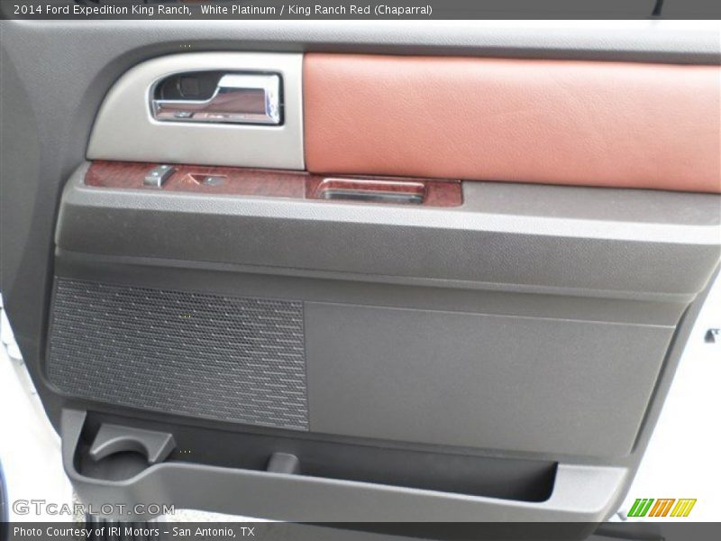 White Platinum / King Ranch Red (Chaparral) 2014 Ford Expedition King Ranch