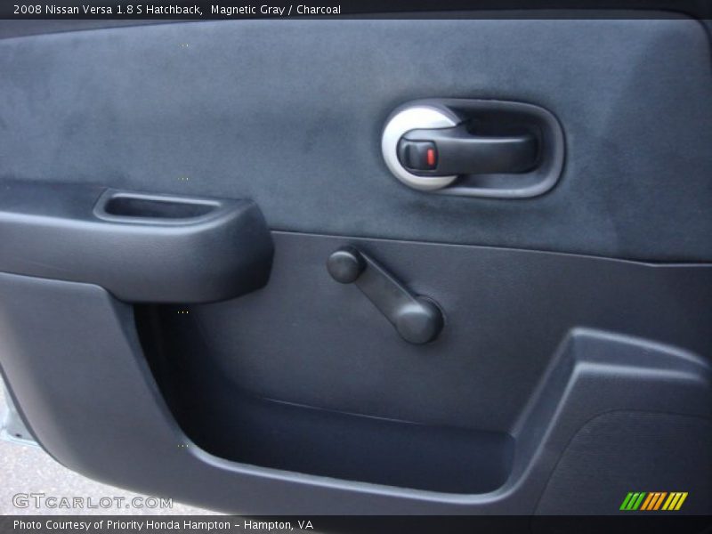 Magnetic Gray / Charcoal 2008 Nissan Versa 1.8 S Hatchback