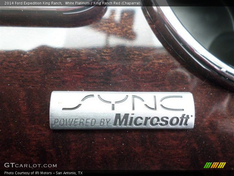 White Platinum / King Ranch Red (Chaparral) 2014 Ford Expedition King Ranch