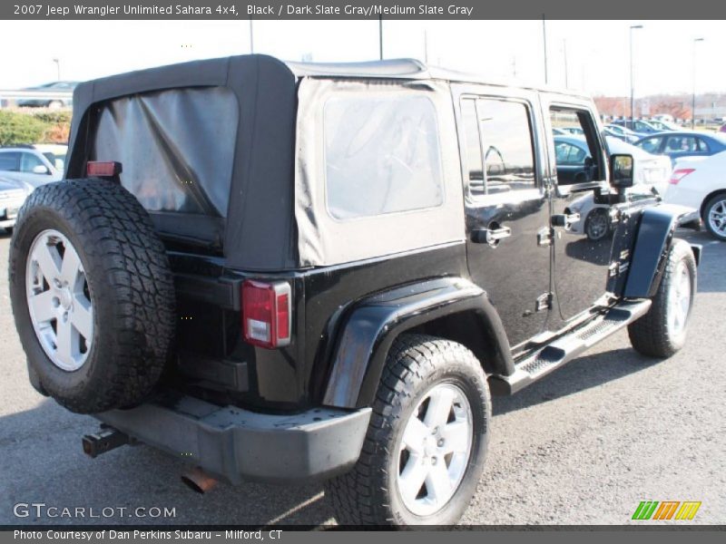 Black / Dark Slate Gray/Medium Slate Gray 2007 Jeep Wrangler Unlimited Sahara 4x4