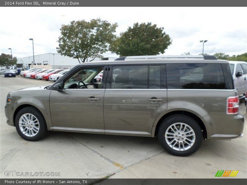 Mineral Gray / Dune 2014 Ford Flex SEL