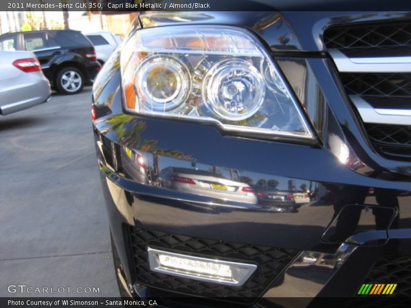 Capri Blue Metallic / Almond/Black 2011 Mercedes-Benz GLK 350