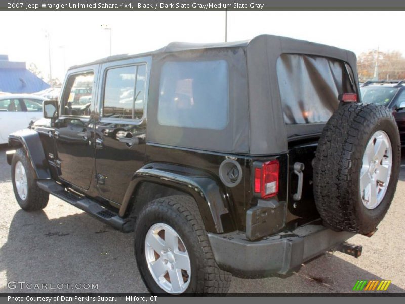 Black / Dark Slate Gray/Medium Slate Gray 2007 Jeep Wrangler Unlimited Sahara 4x4