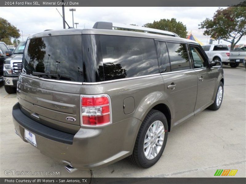 Mineral Gray / Dune 2014 Ford Flex SEL