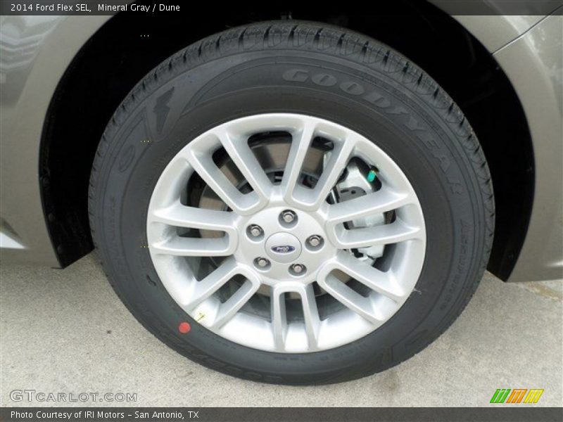 Mineral Gray / Dune 2014 Ford Flex SEL