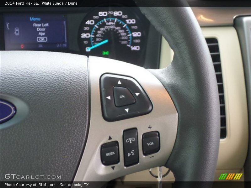 White Suede / Dune 2014 Ford Flex SE